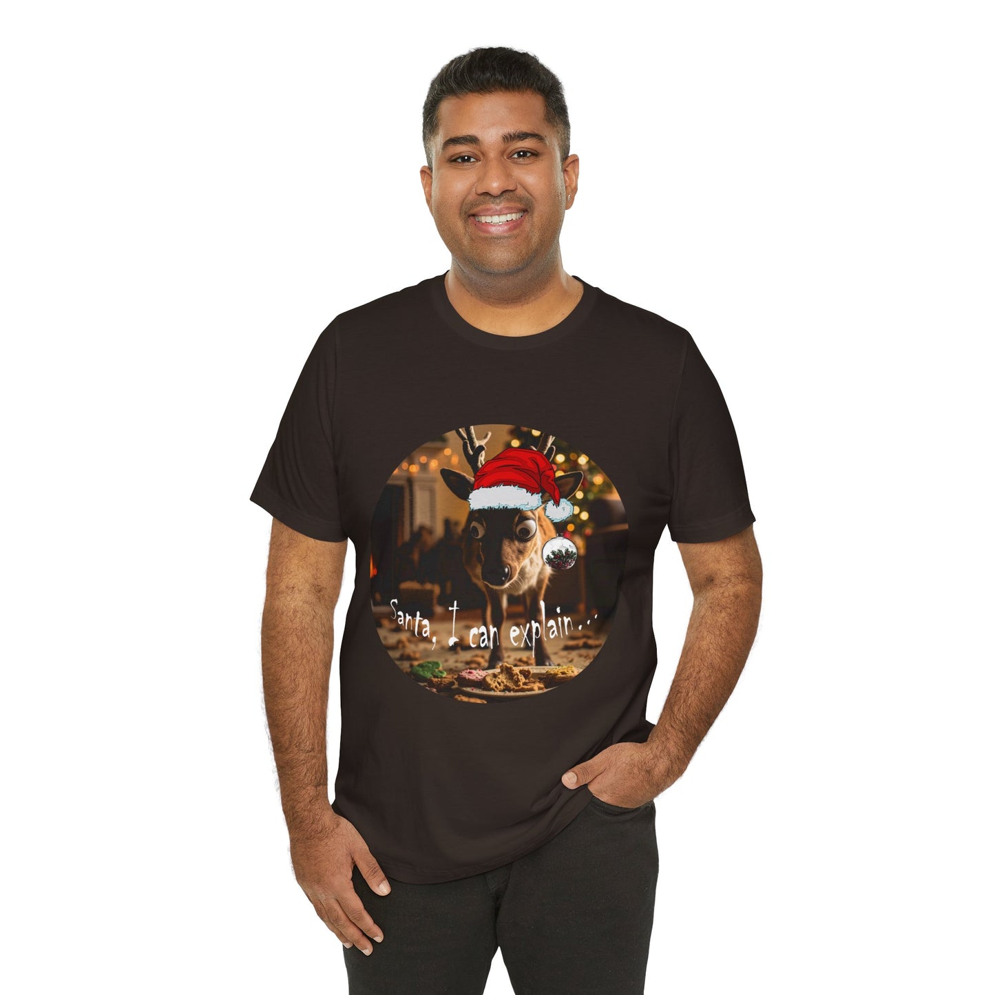 Santa, I can explain... — Guilty Reindeer Christmas T-shirt