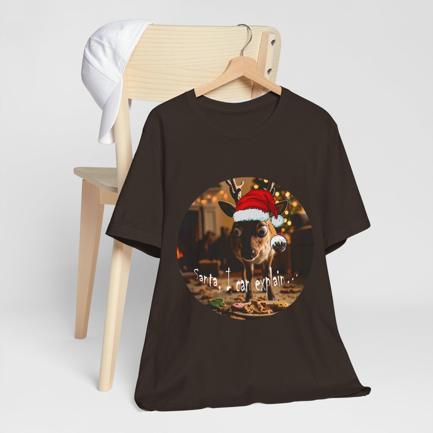 Santa, I can explain... — Guilty Reindeer Christmas T-shirt