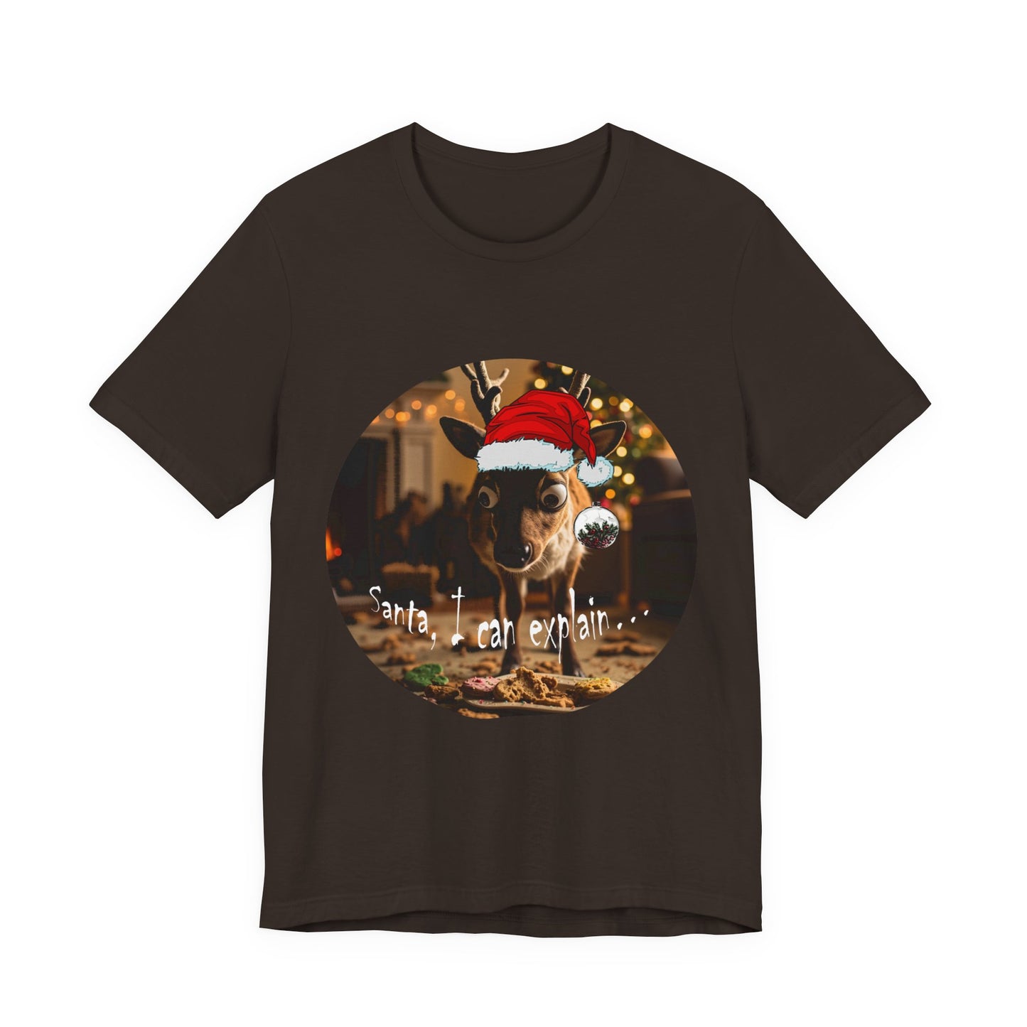 Santa, I can explain... — Guilty Reindeer Christmas T-shirt