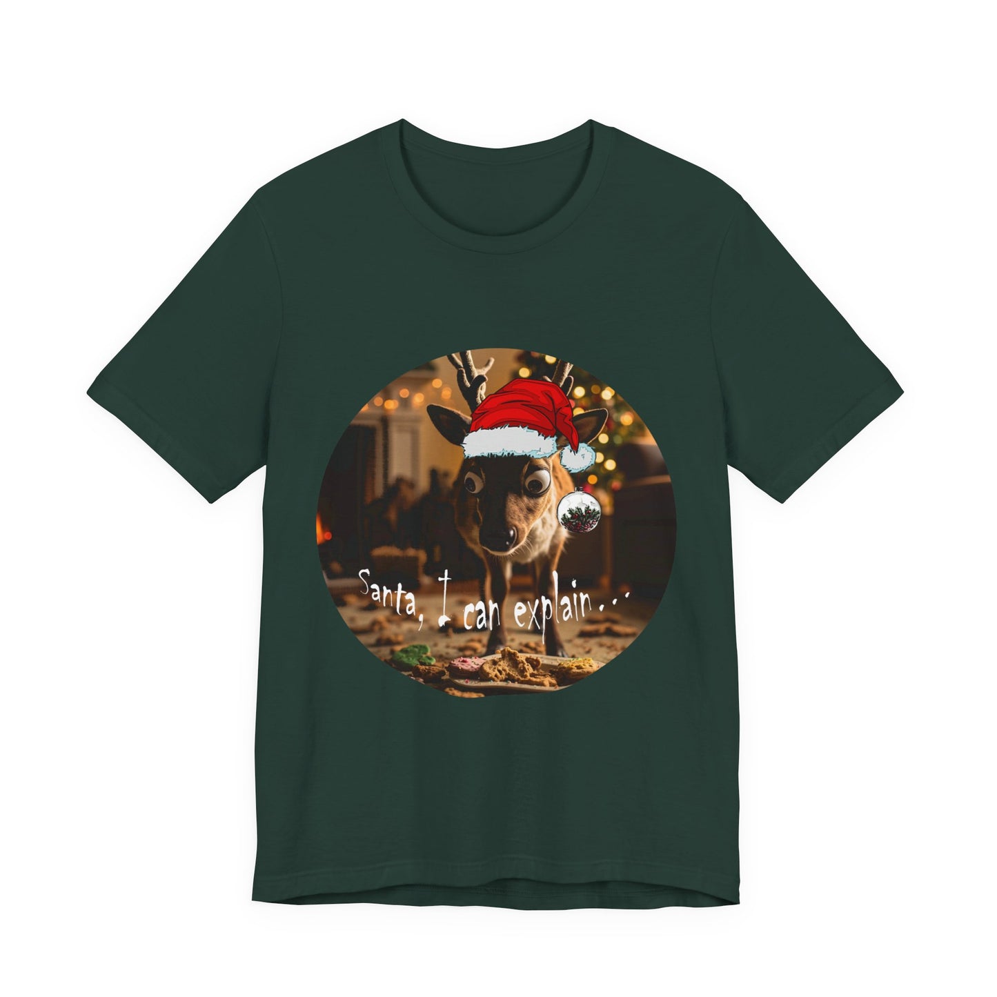 Santa, I can explain... — Guilty Reindeer Christmas T-shirt